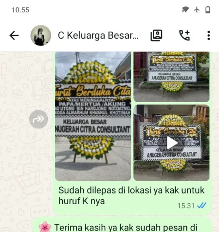 Pengiriman Papan Bunga Duka Kampung Melayu